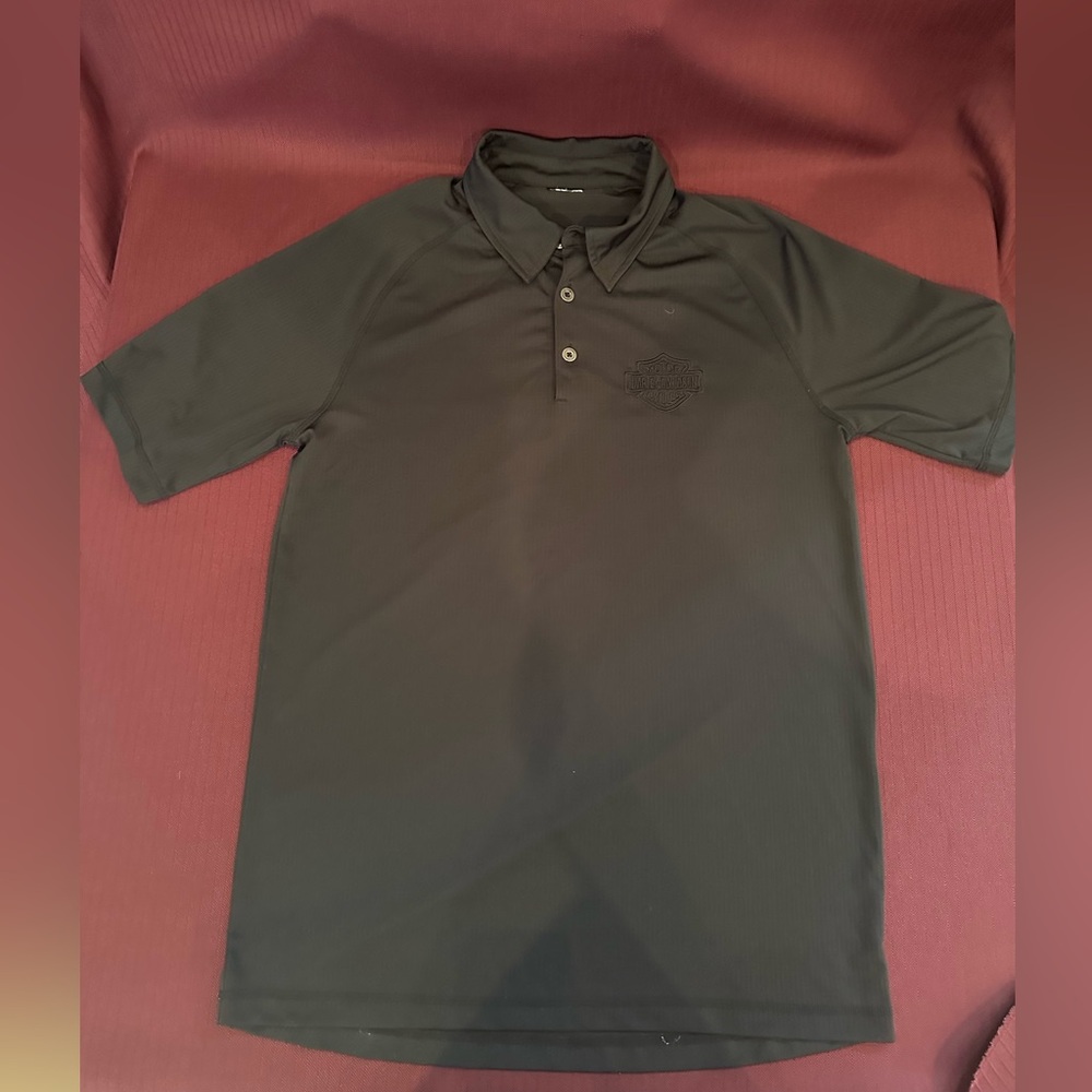 Men’s Harley Davidson embroidered polo shirt - no tag